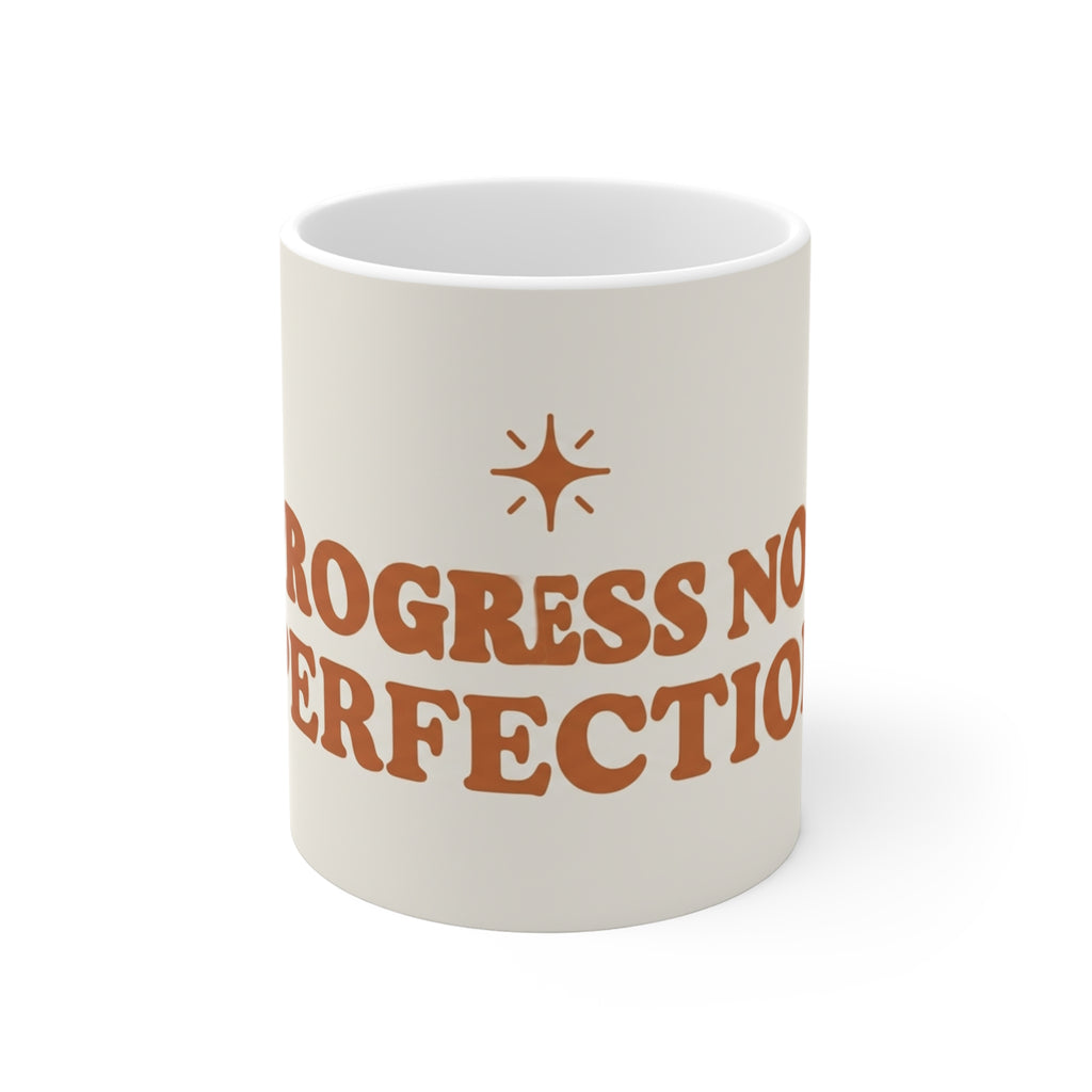 Progress Not Perfection - Anxiety Affirmation Coffee Mug